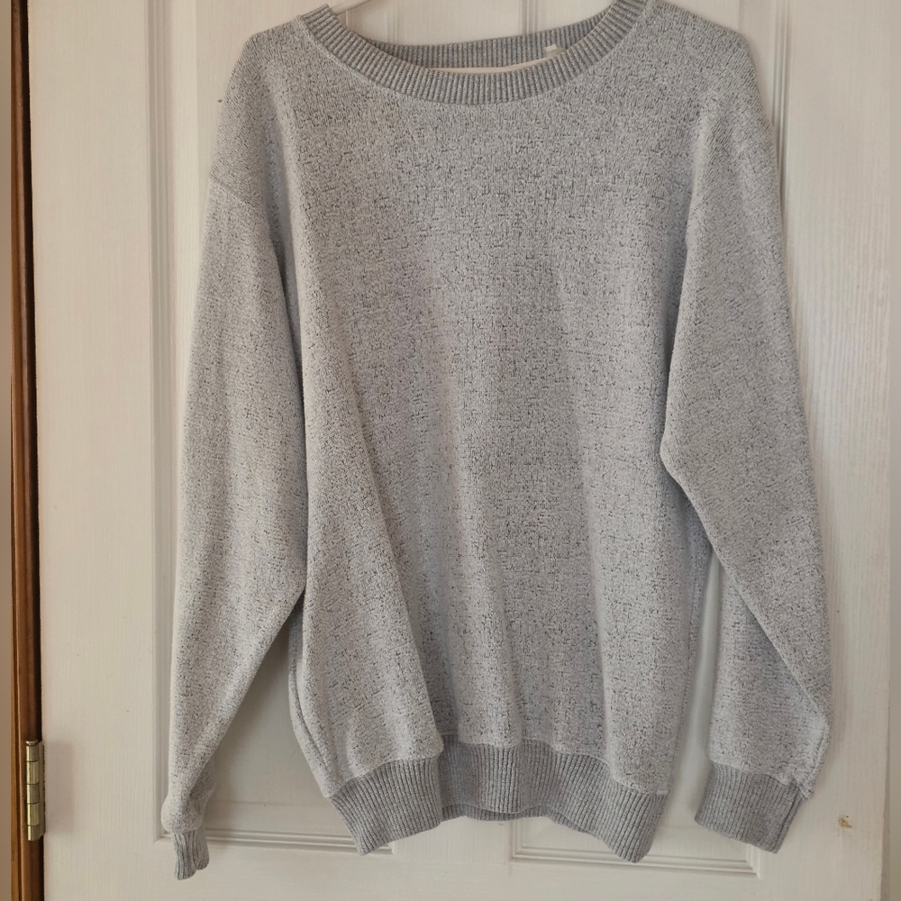 Esy SurfvCozy Gray Knit Sweater Sz Med.